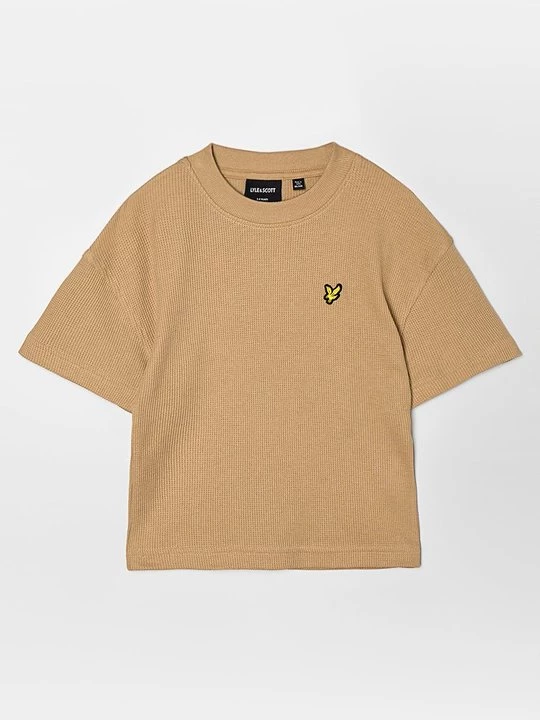 Foto van product T-shirt basic Lyle & Scott zandkleur