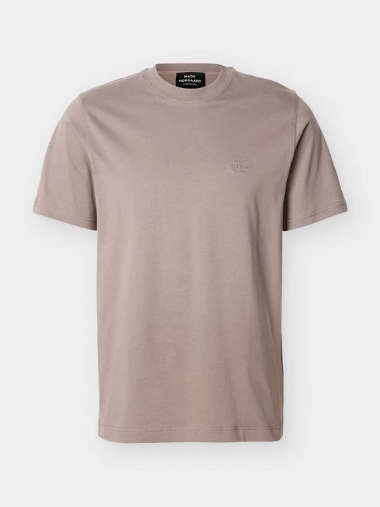 Foto van product T-shirt basic Mads Nørgaard lichtbruin