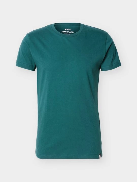 Foto van product T-shirt basic Mads Nørgaard petrol