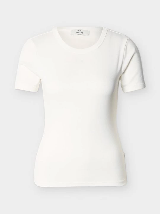 Foto van product T-shirt basic Mads Nørgaard wit