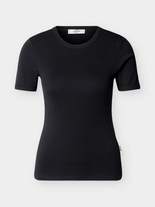 Foto van product T-shirt basic Mads Nørgaard zwart