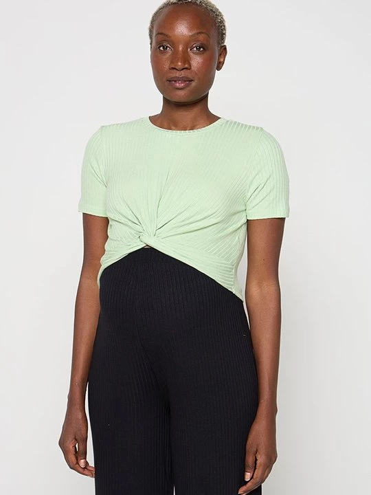 Foto van product T-shirt basic Mamalicious groen