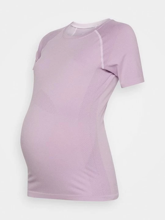 Foto van product T-shirt basic Mamalicious mauve