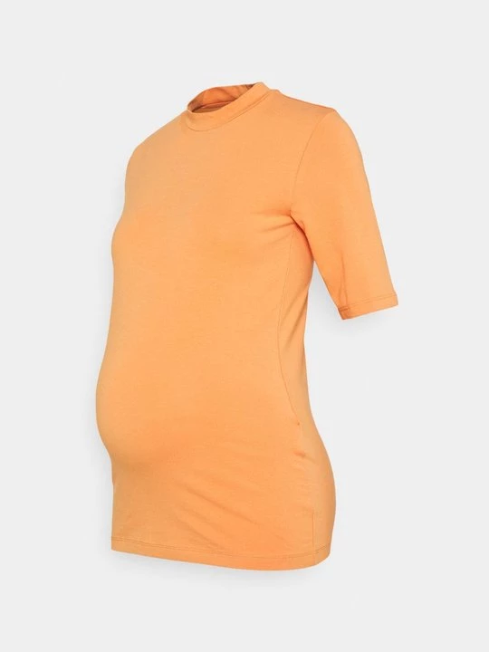 Foto van product T-shirt basic Mamalicious oranje