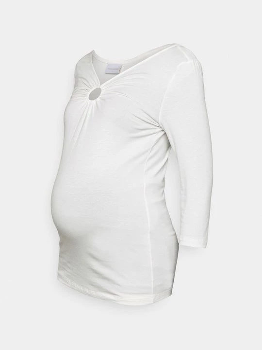 Foto van product T-shirt basic Mamalicious wit