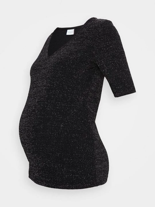 Foto van product T-shirt basic Mamalicious zwart