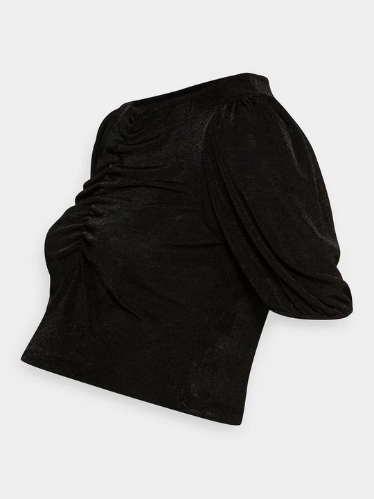 Foto van product T-shirt basic Mamalicious zwart