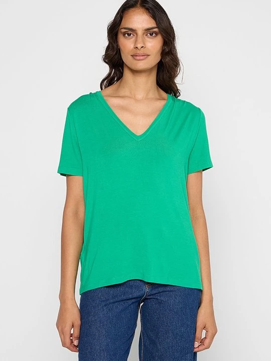 Foto van product T-shirt basic Mango groen