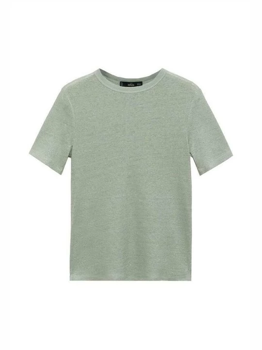Foto van product T-shirt basic Mango groen