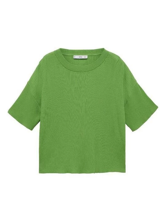 Foto van product T-shirt basic Mango groen
