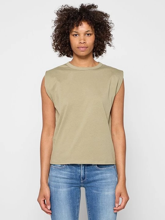 Foto van product T-shirt basic Mango kaki