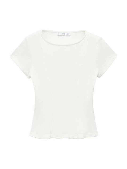 Foto van product T-shirt basic Mango wit