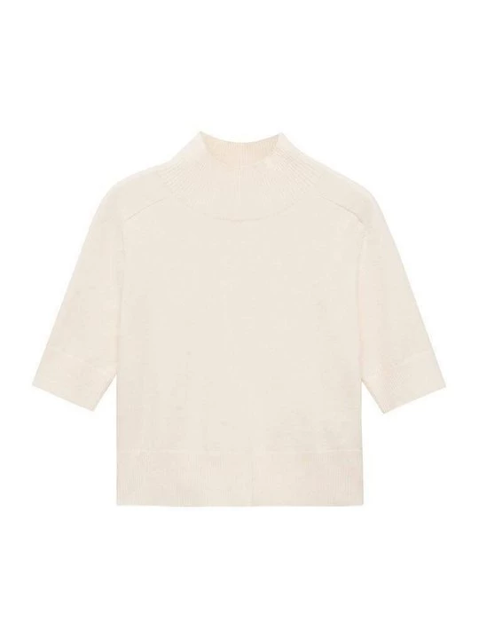Foto van product T-shirt basic Mango zandkleur