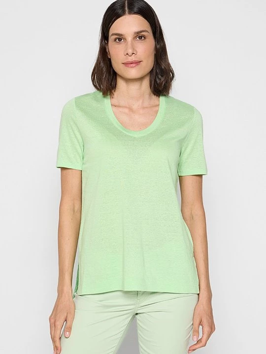 Foto van product T-shirt basic Marc Cain lichtgroen