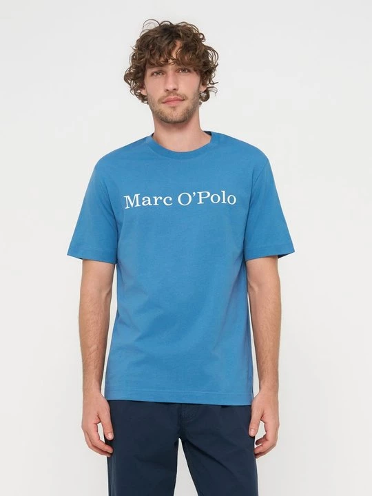 Foto van product T-shirt basic Marc O'Polo blauw
