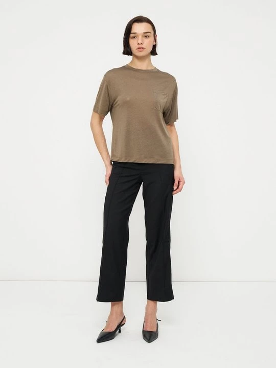 Foto van product T-shirt basic Marc O'Polo bruin