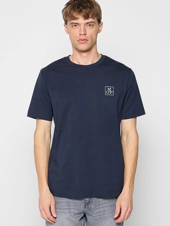 Foto van product T-shirt basic Marc O'Polo donkerblauw