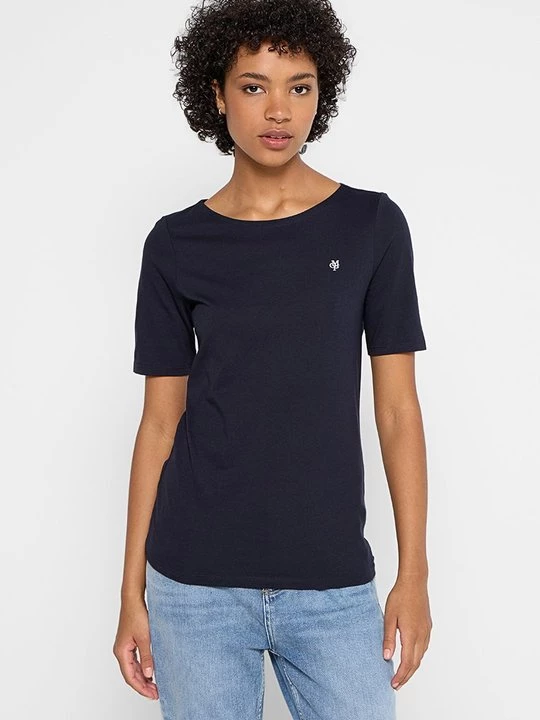Foto van product T-shirt basic Marc O'Polo donkerblauw