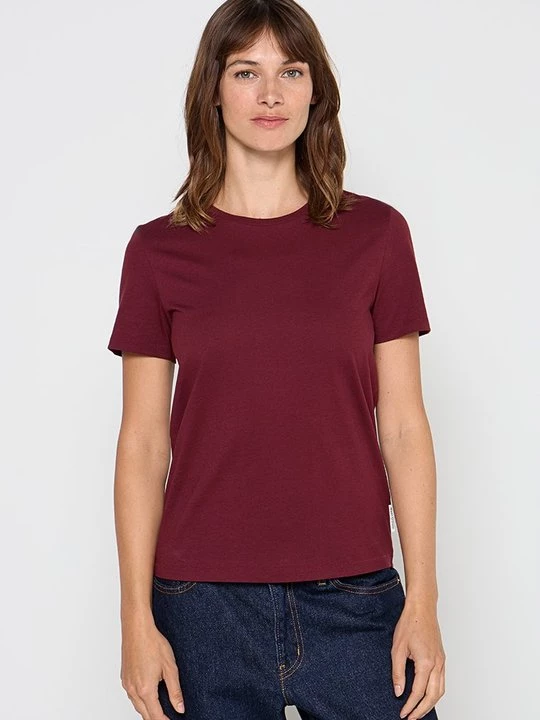 Foto van product T-shirt basic Marc O'Polo donkerrood