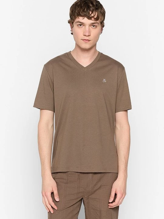 Foto van product T-shirt basic Marc O'Polo lichtbruin