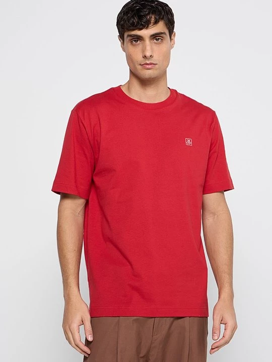 Foto van product T-shirt basic Marc O'Polo rood
