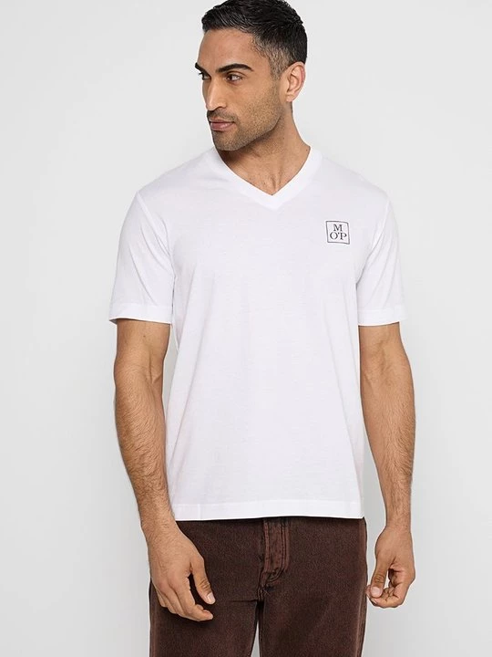 Foto van product T-shirt basic Marc O'Polo wit