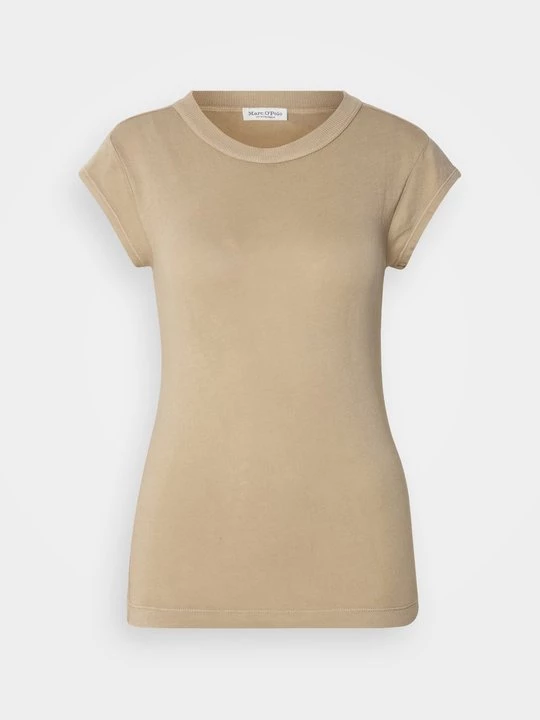 Foto van product T-shirt basic Marc O'Polo zandkleur