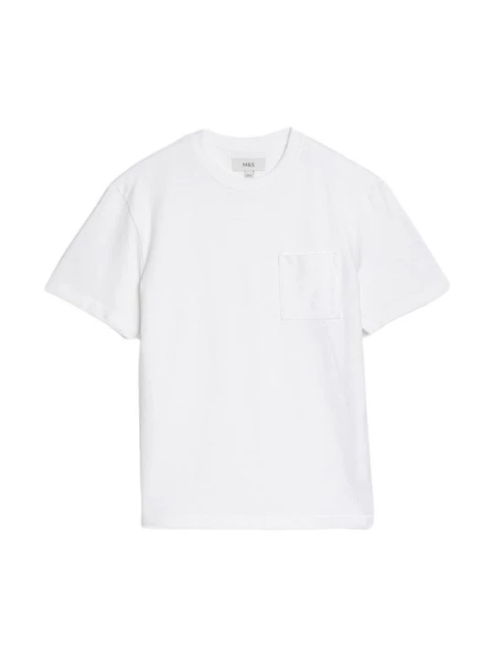 Foto van product T-shirt basic Marks & Spencer wit