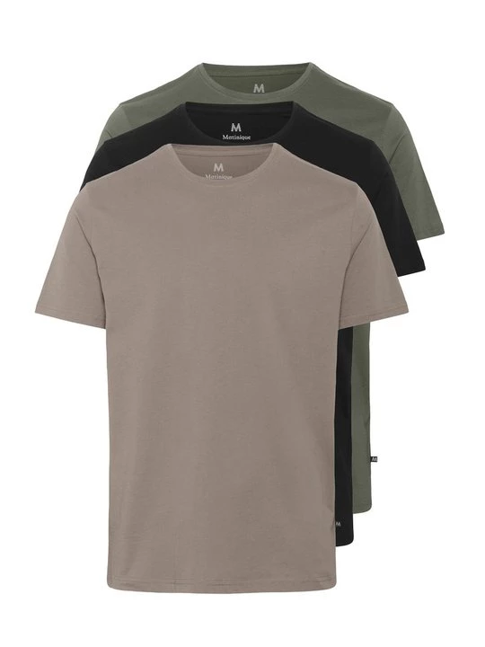 Foto van product T-shirt basic Matinique bruin