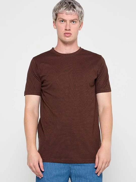 Foto van product T-shirt basic Matinique bruin