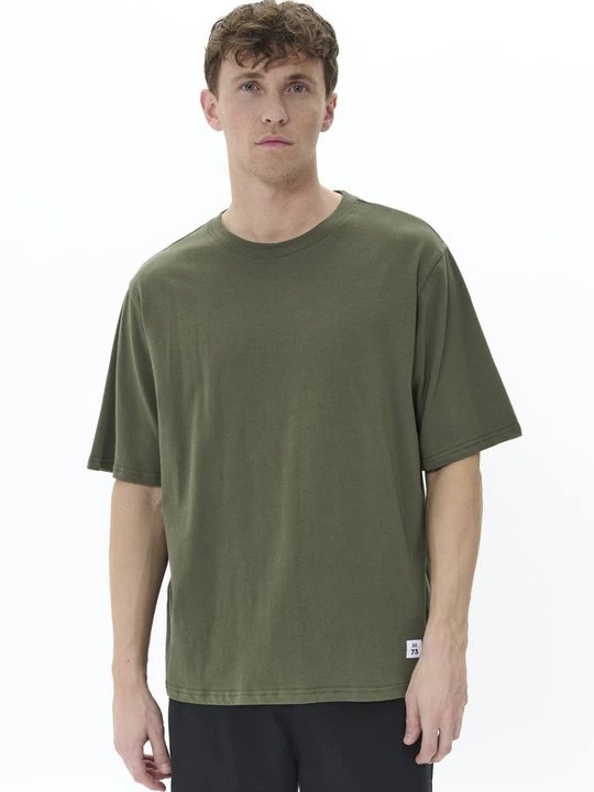 Foto van product T-shirt basic Matinique olijfgroen