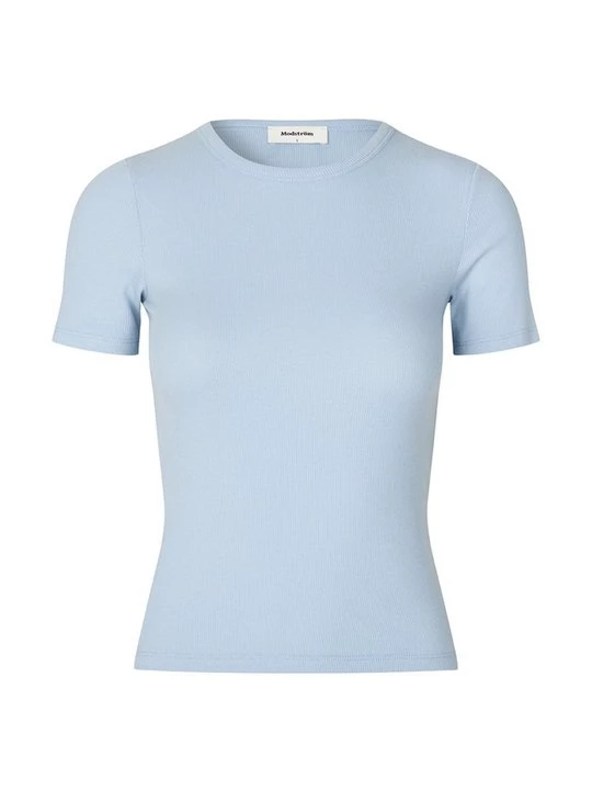 Foto van product T-shirt basic Modström lichtblauw