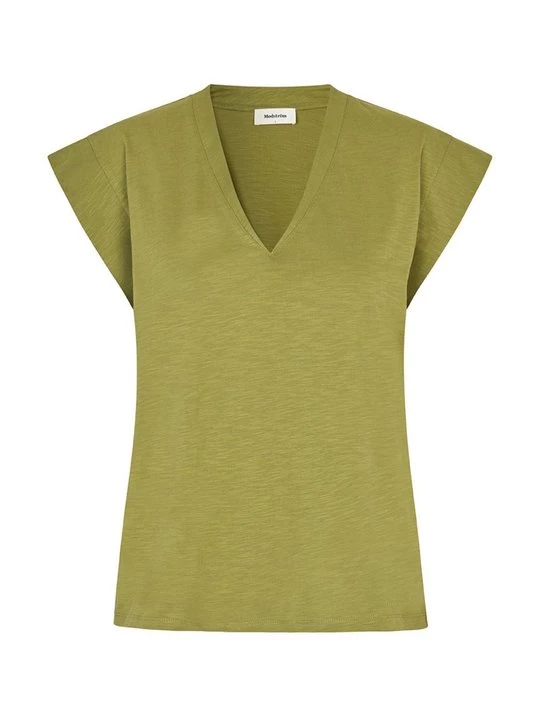 Foto van product T-shirt basic Modström lichtgroen
