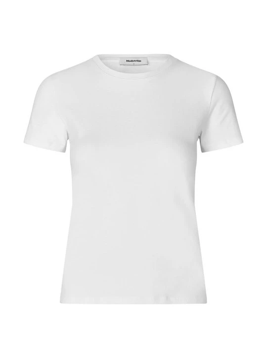 Foto van product T-shirt basic Modström wit