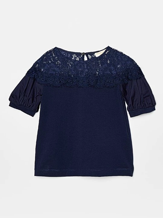 Foto van product T-shirt basic Monnalisa donkerblauw