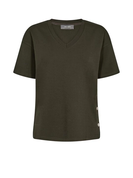 Foto van product T-shirt basic MOS MOSH groen
