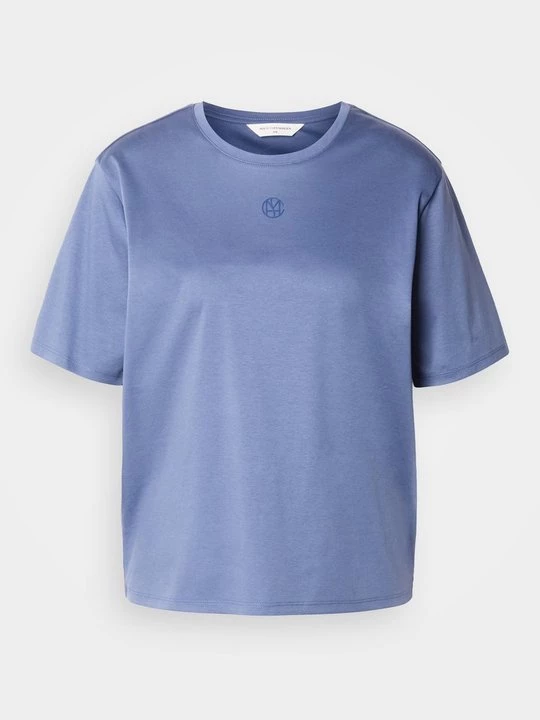 Foto van product T-shirt basic MSCH Copenhagen blauw