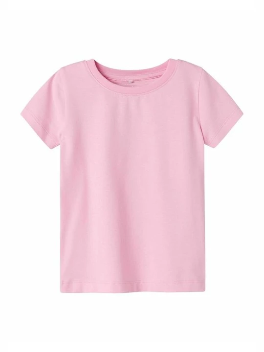 Foto van product T-shirt basic NAME IT donkerroze