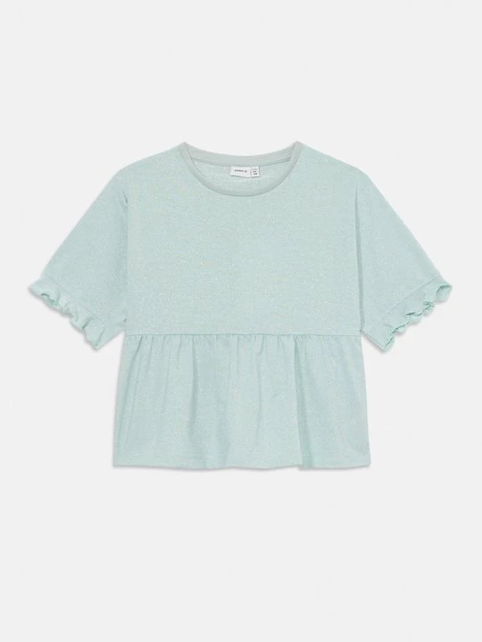 Foto van product T-shirt basic NAME IT lichtblauw