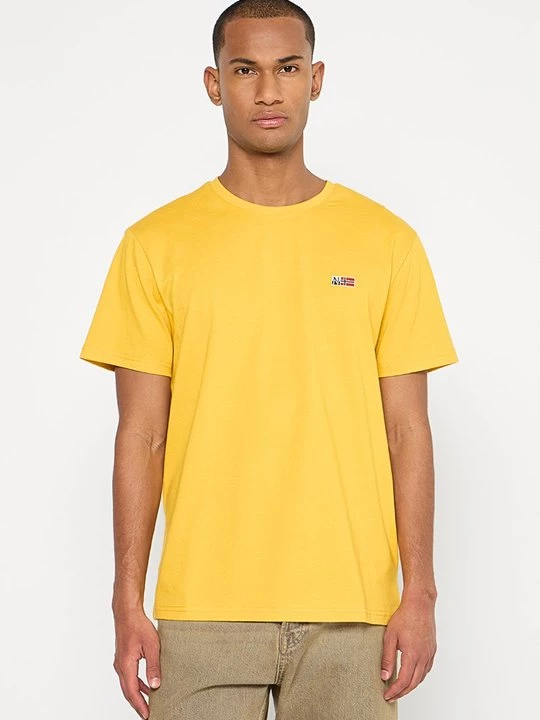 Foto van product T-shirt basic Napapijri geel