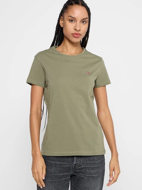 Foto van product T-shirt basic Napapijri groen