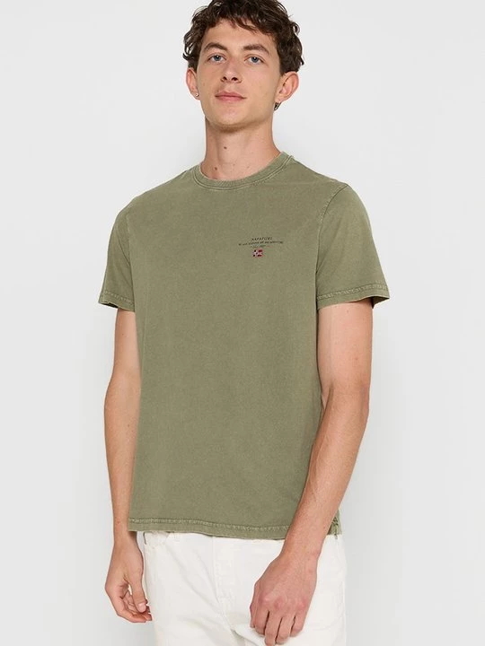 Foto van product T-shirt basic Napapijri kaki