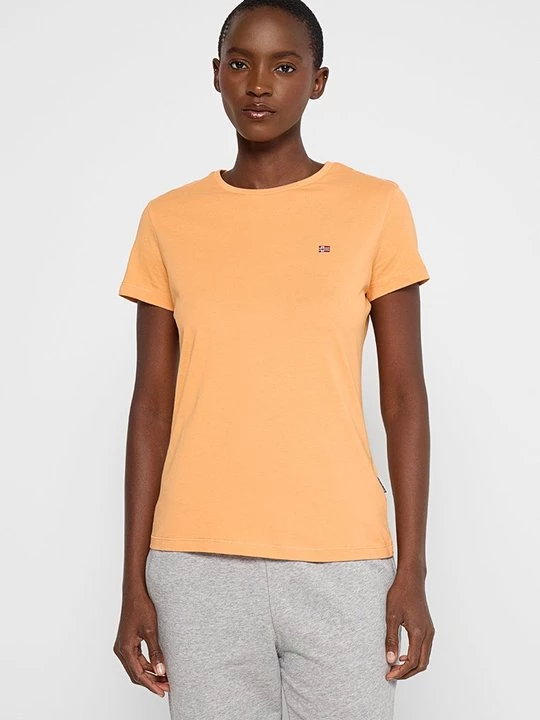 Foto van product T-shirt basic Napapijri oranje