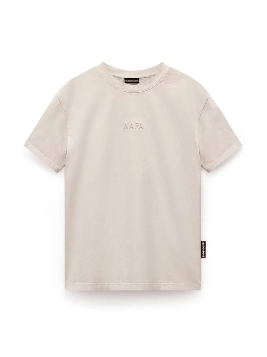 Foto van product T-shirt basic Napapijri zilverkleurig