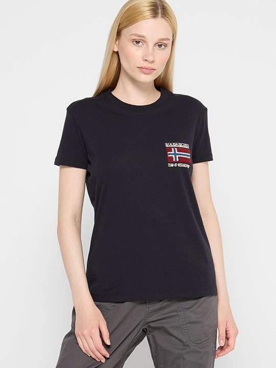 Foto van product T-shirt basic Napapijri zwart
