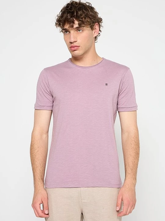Foto van product T-shirt basic No Excess mauve