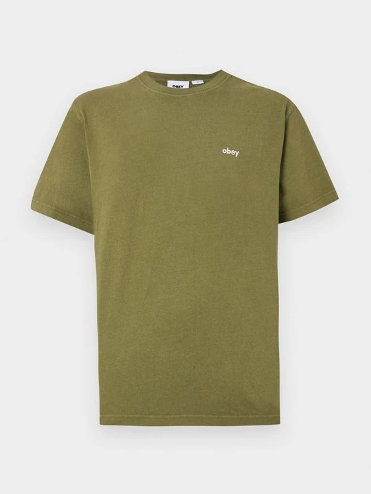 Foto van product T-shirt basic Obey Clothing kaki