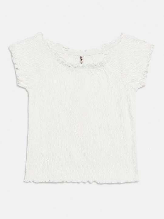 Foto van product T-shirt basic ONLY GIRLS crème