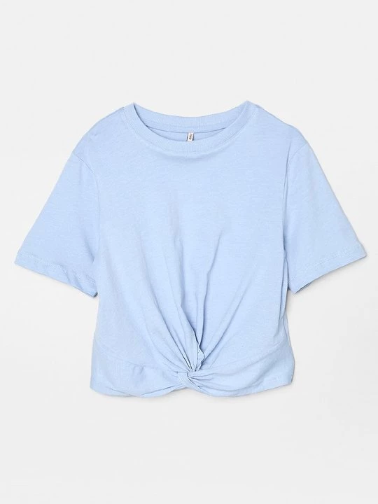 Foto van product T-shirt basic ONLY GIRLS lichtblauw