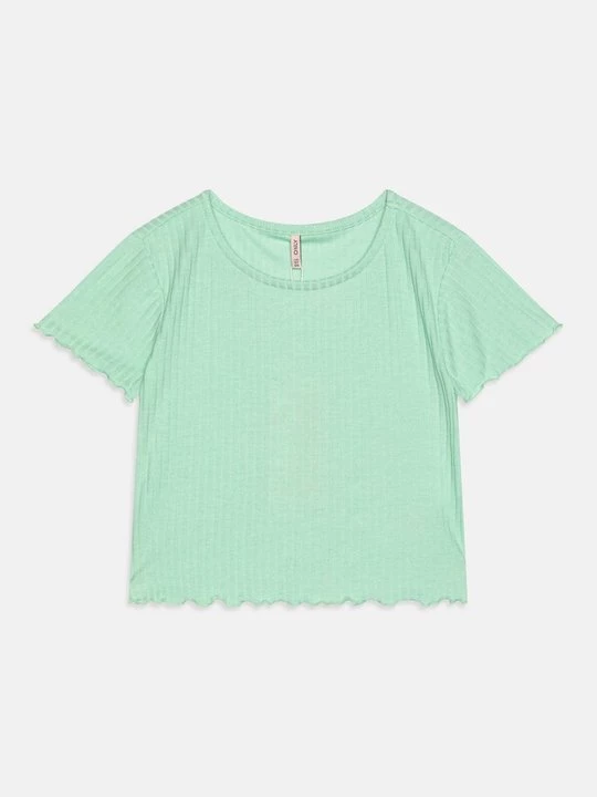 Foto van product T-shirt basic ONLY GIRLS lichtgroen